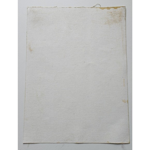 Red Wine Glass Pour Acrylic Canvas Original Painting 9x12 Handmade - Picture 5 of 5